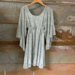 Light Blue Floral Dress